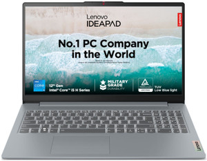 Lenovo IdeaPad Slim 3 Intel Core i5 12th Gen 12450H - (8 GB/512 GB SSD/Windows 11 Home) 15IAH8 Thin and Light Laptop