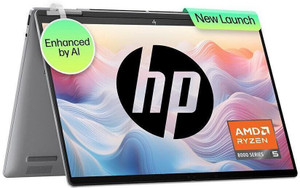 HP ENVY AMD Ryzen 5 Hexa Core 8640HS - (16 GB/512 GB SSD/Windows 11 Home) 14-fa0038AU Thin and Light Laptop