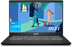 MSI Modern 14 Intel Core i3 12th Gen 1215U - (8 GB/512 GB SSD/Windows 11 Home) Modern 14 C12MO Business Laptop
