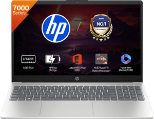 HP 15 AMD Ryzen 5 Quad Core 7520U - (8 GB/512 GB SSD/Windows 11 Home) 15-fc0805AU Thin and Light Laptop
