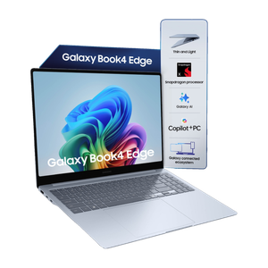 Samsung Galaxy Book4 Edge Series Copilot AI-PC Full Metal Chasis Snapdragon X - (16 GB/512 GB SSD/Windows 11 Home) NP750XQB-KA1IN Thin and Light Laptop
