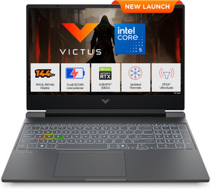 HP Victus(i5 14th Gen) Intel Core 5 210H - (24 GB/512 GB SSD/Windows 11 Home/4 GB Graphics/NVIDIA GeForce RTX 3050) 15-fa2500tx / 15-fa2497tx Gaming Laptop