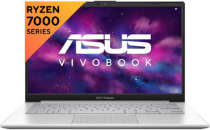 ASUS Vivobook Go 14, with Backlit Keyboard, AMD Ryzen 3 Quad Core 7320U - (8 GB/512 GB SSD/Windows 11 Home) E1404FA-NK321WS Thin and Light Laptop