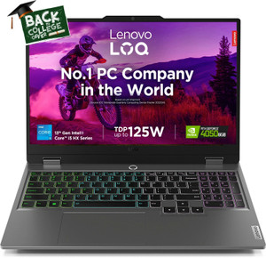 Lenovo LOQ Intel Core i5 13th Gen 13450HX - (16 GB/512 GB SSD/Windows 11 Home/6 GB Graphics/NVIDIA GeForce RTX 4050) 15IRX9 Gaming Laptop
