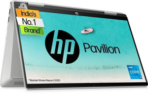 HP Pavilion Intel Core i5 12th Gen 1235U - (8 GB/512 GB SSD/Windows 11 Home) 14-ek0084TU Thin and Light Laptop