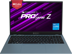 ZEBRONICS Pro Series Z Intel Core i5 12th Gen 1235U - (8 GB/512 GB SSD/Windows 11 Home) ZEB-NBC 4S Thin and Light Laptop