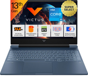 HP Victus Intel Core i5 13th Gen 13420H - (16 GB/512 GB SSD/Windows 11 Home/6 GB Graphics/NVIDIA GeForce RTX 4050/144 Hz) 15-fa2381TX / 15-fa2701TX / 15-fa1278TX Gaming Laptop