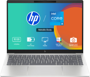 HP Pavilion Plus Metal Body Intel Core i5 13th Gen 1335U - (16 GB/512 GB SSD/Windows 11 Home) 14-EW0107TU Thin and Light Laptop
