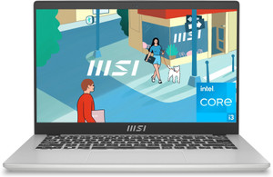 MSI Modern 14 Intel Core i3 13th Gen 1315U - (8 GB/512 GB SSD/Windows 11 Home) 14 C13M-115IN / 14 C13M- 438IN Thin and Light Laptop