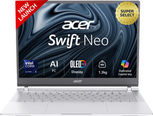Acer Swift Neo OLED AI PC Intel Core Ultra 5 115U - (16 GB/1 TB SSD/Windows 11 Home) UN.35GSI.007 Thin and Light Laptop