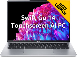 Acer Swift Go 14 TouchScreen AI PC Intel Core Ultra 5 125H - (16 GB/512 GB SSD/Windows 11 Home) SFG14-73T-58PZ Thin and Light Laptop