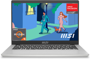 MSI AMD Ryzen 5 Hexa Core 7530U - (8 GB/512 GB SSD/Windows 11 Home) Modern 14 C7M-284IN Business Laptop