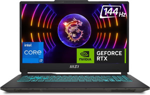 MSI Cyborg 15 Intel Core i7 12th Gen 12650H - (16 GB/512 GB SSD/Windows 11 Home/6 GB Graphics/NVIDIA GeForce RTX 3050/144 Hz) Cyborg 15 A12UDX-1048IN Gaming Laptop