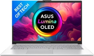 ASUS Vivobook Go 15 OLED, Equivalent to Intel 12th Gen, Intel Core i3 N305 - (8 GB/512 GB SSD/Windows 11 Home) E1504GA-LK321WS Thin and Light Laptop