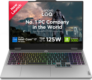 Lenovo LOQ Intel Core i7 13th Gen 13650HX - (16 GB/1 TB SSD/Windows 11 Home/8 GB Graphics/NVIDIA GeForce RTX 5060) LOQ 15IRX10 Gaming Laptop