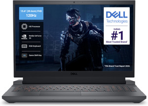 DELL G15 Microsoft Office Home 2024 Intel Core i5 13th Gen 13450HX - (16 GB/1 TB SSD/Windows 11 Home/6 GB Graphics/NVIDIA GeForce RTX 3050/120 Hz) G15 5530 Gaming Laptop