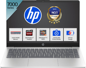 HP AMD Ryzen 5 Quad Core 7520U - (8 GB/512 GB SSD/Windows 11 Home) 14-hr0001AU Thin and Light Laptop