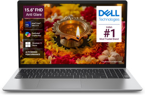 DELL 15 (Previously Inspiron) AI Powered Intel Core Ultra 5 225H - (16 GB/512 GB SSD/Windows 11 Home) 15 Thin and Light Laptop