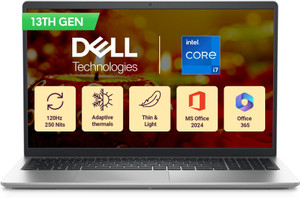 DELL Inspiron 15 MSO'24 with Backlit KB Intel Core i7 13th Gen 1355U - (16 GB/512 GB SSD/Windows 11 Home) 3530 Thin and Light Laptop