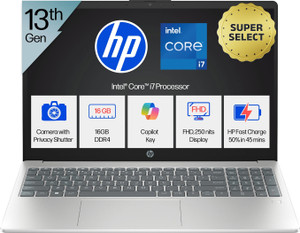 HP Intel Core i7 13th Gen 13620H - (16 GB/512 GB SSD/Windows 11 Home) 15-fr0046TU Thin and Light Laptop