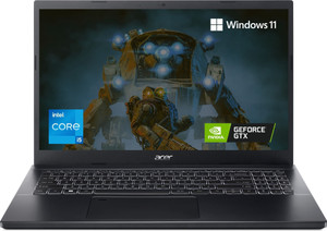 Acer Aspire 7 Intel Core i5 12th Gen 1240P - (16 GB/512 GB SSD/Windows 11 Home/4 GB Graphics/NVIDIA GeForce GTX 1650) A715-5G/ A715-51G Gaming Laptop
