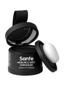 Sanfe Hairline & Grey Concealer Powder, Root Touch Up for Grey Hair I Pack of 1 Concealer