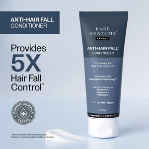 BARE ANATOMY Anti-Hair Fall Conditioner with Redensyl, Rosemary | Reduces Hair Thinning