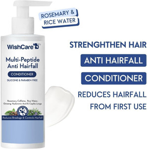WishCare Multi Peptide Anti Hairfall Conditioner with Rice Water , Rosemary & Caffeine
