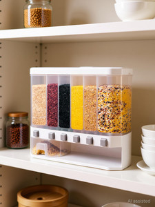 CLOUDHOME Polypropylene Cereal Dispenser  - 10 kg