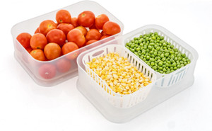 Sentricus Plastic Fridge Container  - 2400 ml