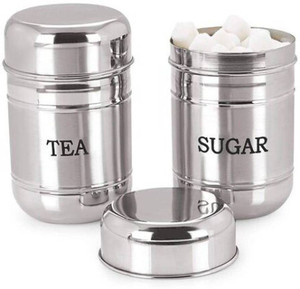 ARPANA BRIGHT Stainless Steel Tea Coffee & Sugar Container  - 800 ml