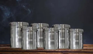Tactware Stainless Steel Tea Coffee & Sugar Container  - 1500 ml, 1000 ml, 500 ml, 400 ml, 300 ml, 200 ml
