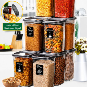SARAZA Plastic Grocery Container 1.1L Gray - Image 6