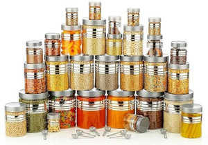 Prizam PRIZAM Plastic Airtight Heavy Quality Printed Design Container Set4  - 2.5035065012E12 ml