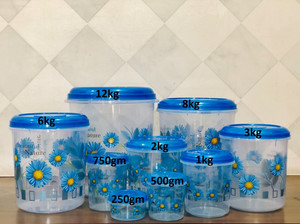 Veksin Glass Grocery Container  - 250 ml, 500 ml, 750 ml, 1000 ml, 2000 ml, 3000 ml, 6000 ml, 8000 ml, 12000 ml