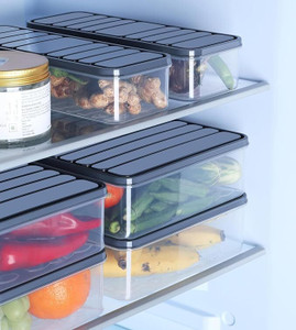 LuxeSlice Fridge Storage Boxes  - 1200 ml