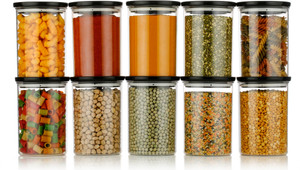 SOURIRE Plastic Grocery Container  - 900 ml