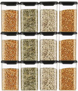 SKYHEART Plastic Grocery Container  - 1200 ml
