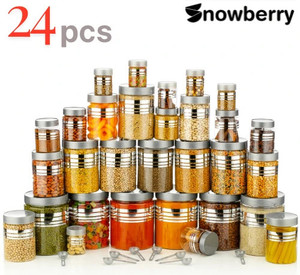 Snowberry Plastic Grocery Container  - 1200 ml, 650 ml, 350 ml, 250 ml