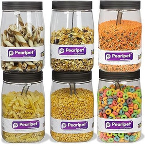 Pearlpet Polyethylene Terephthalate (PET) Utility Container - 1500 ml