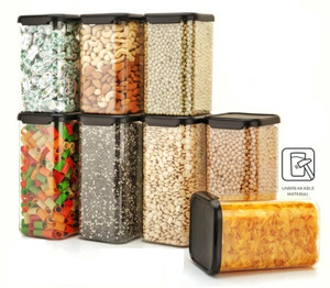 4 SACRED Plastic Grocery Container  - 1100 ml, 1500 ml