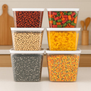 2Mech Plastic Grocery Container  - 1100 ml, 1500 ml, 2200 ml
