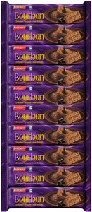 BAKEMATE Bourbon Chocolate Flavored Cream Filled Biscuits |Cookie Biscuits Pack Cream Sandwich Biscuit