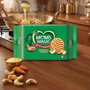 Sunfeast Mom's Magic Rich Cashew Almond Cookies | Roasted Cashew Almond Cookies Biscuit