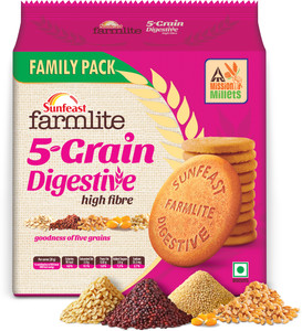 Sunfeast Farmlite 5 Grain Digestive Biscuit High Fiber Biscuit