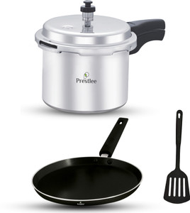 Prestlee Aluminium Pressure Cooker 3 PC कुकवेयर सेट