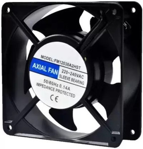 igoy 220V AC Metal Body Axial Fan AC Cooling Fan Panel Fan 4” Brushless Blower Cooler