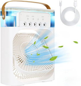 purvish Portable mini Air Cooler Mist Fan, Air Conditioner Fan Evaporative USB Air Cooler