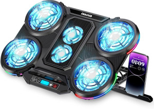 sounce RGB Laptop Cooling Pad 6 Fans Dual USB - Image 6