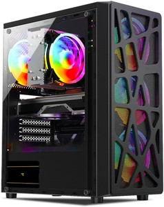 ZEB GTA-GAMING गेमिंग टॉवर के साथ i5-8th Generation/ NVMe SSD / DDR-4 16 GB RAM 500 GB हार्ड डिस्क